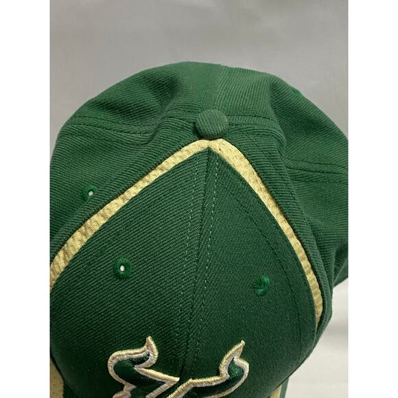 South Florida Bulls Hat Strapback Cap Mens Green Team Nike NCAA Football - Picture 2 of 10